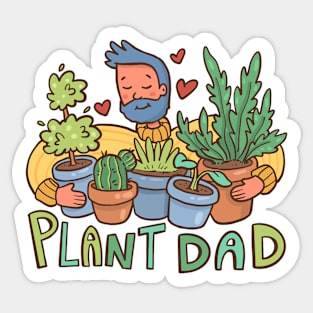 Plant Dad Sticker